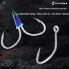 ECOODA Yikuda Черный Светящийся Крюк-Шип для Сковороды для Легкой Лодочной Рыбалки
