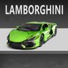 1/24 Lamborghini Revuelto Electroplate Alloy Car Diecasts & Toy Vehicles Metal Toy Model Sound and Light Collection Kids Toy