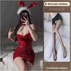 Sexy Christmas Lingerie Seduction Robe Uniform Suit Pajamas Sex Passion Winter Bunny