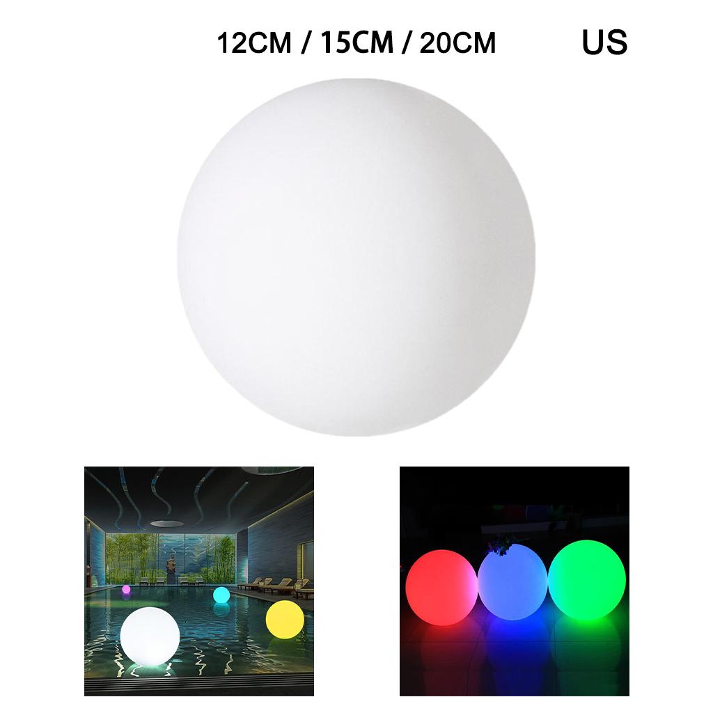 Светодиодные водонепроницаемые шары с RGB-подсветкой, перезаряжаемые, с дистанционным управлением, декоративные, для помещений и улицы