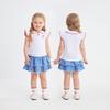 PawinPaw Baby Girls' Cartoon Bear Lapel T-Shirt