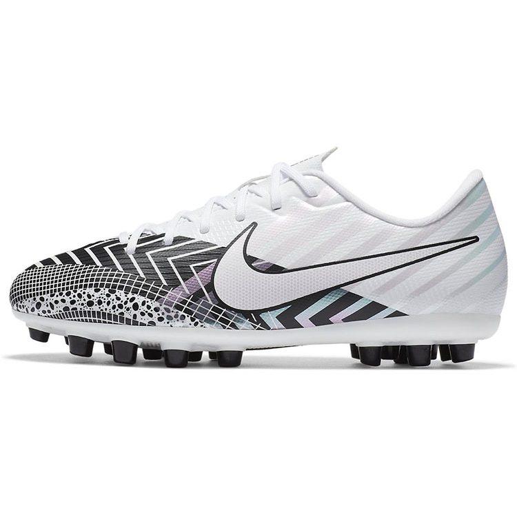 Nike Футбольные бутсы для детей Nike JR Vapor 13 Assassin 13 Academy MDS AG, нескользящие, износостойкие, низкие, белые, CK0130-110
