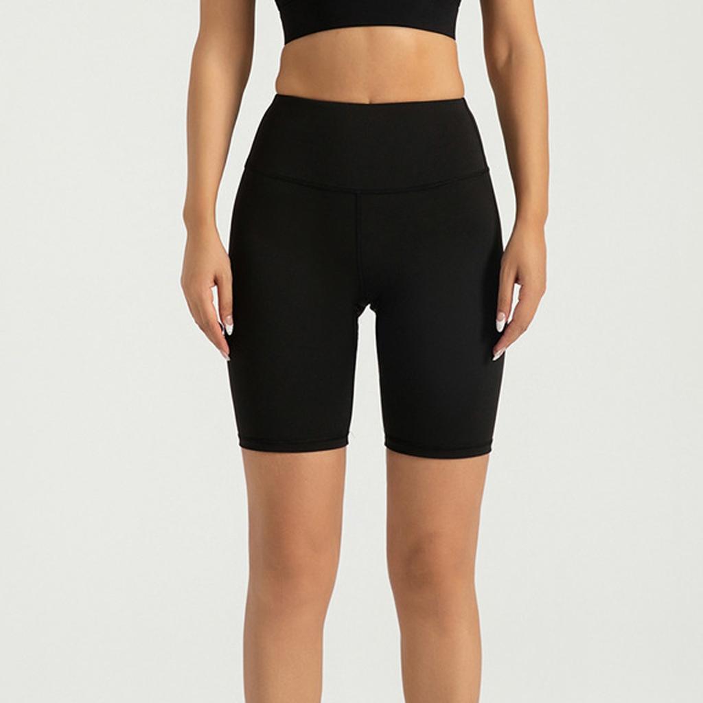 Женские спортивные шорты для фитнеса, персиковые шорты на бедрах, с высокой талией, эластичные колготки для йоги