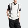 Adidas Originals Clover Hack Knitted Sports Vest With Three Stripes Men Tops Han-Jade-White IM4574