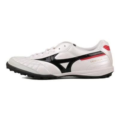 Morelia M8 Удобные TF (Резиновые шипы) Футбольные бутсы из кожи кенгуру Мужские футбольные бутсы Бело-черные Q1GB210009