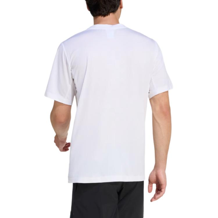 adidas D4T Essentials Однотонная футболка с круглым вырезом и коротким рукавом Мужские топы KE9934