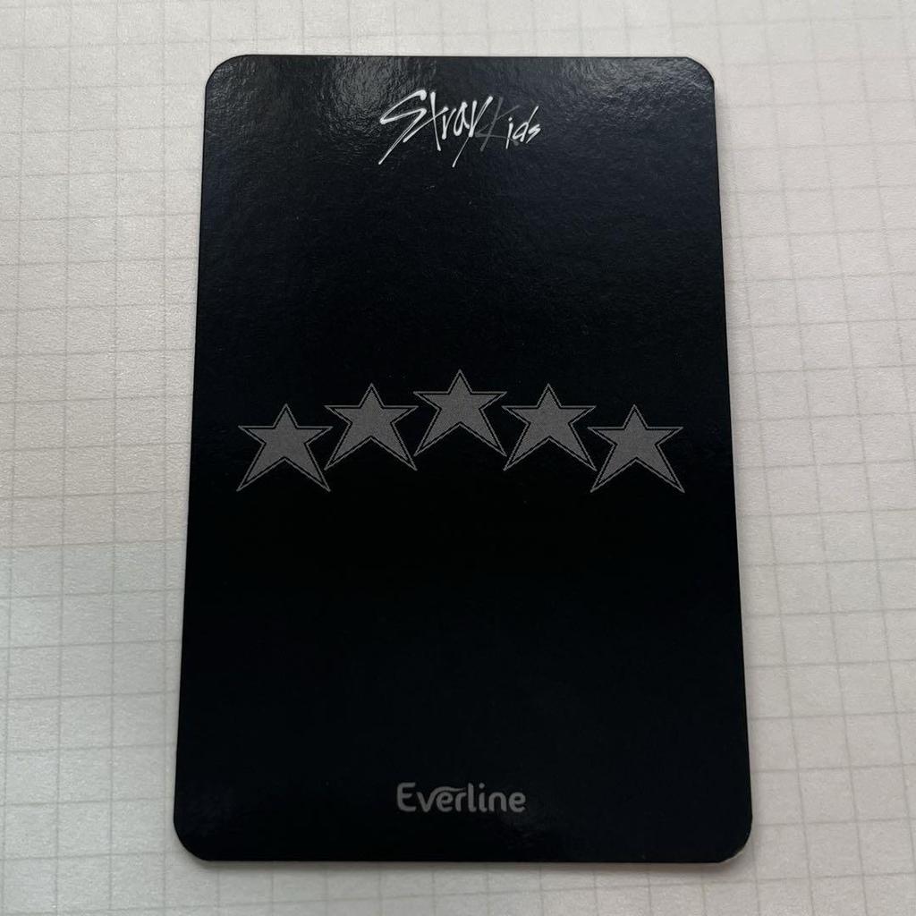 [ИСПОЛЬЗОВАН] коллекционная карта Straykids Han 5-звездочный бонус Everline