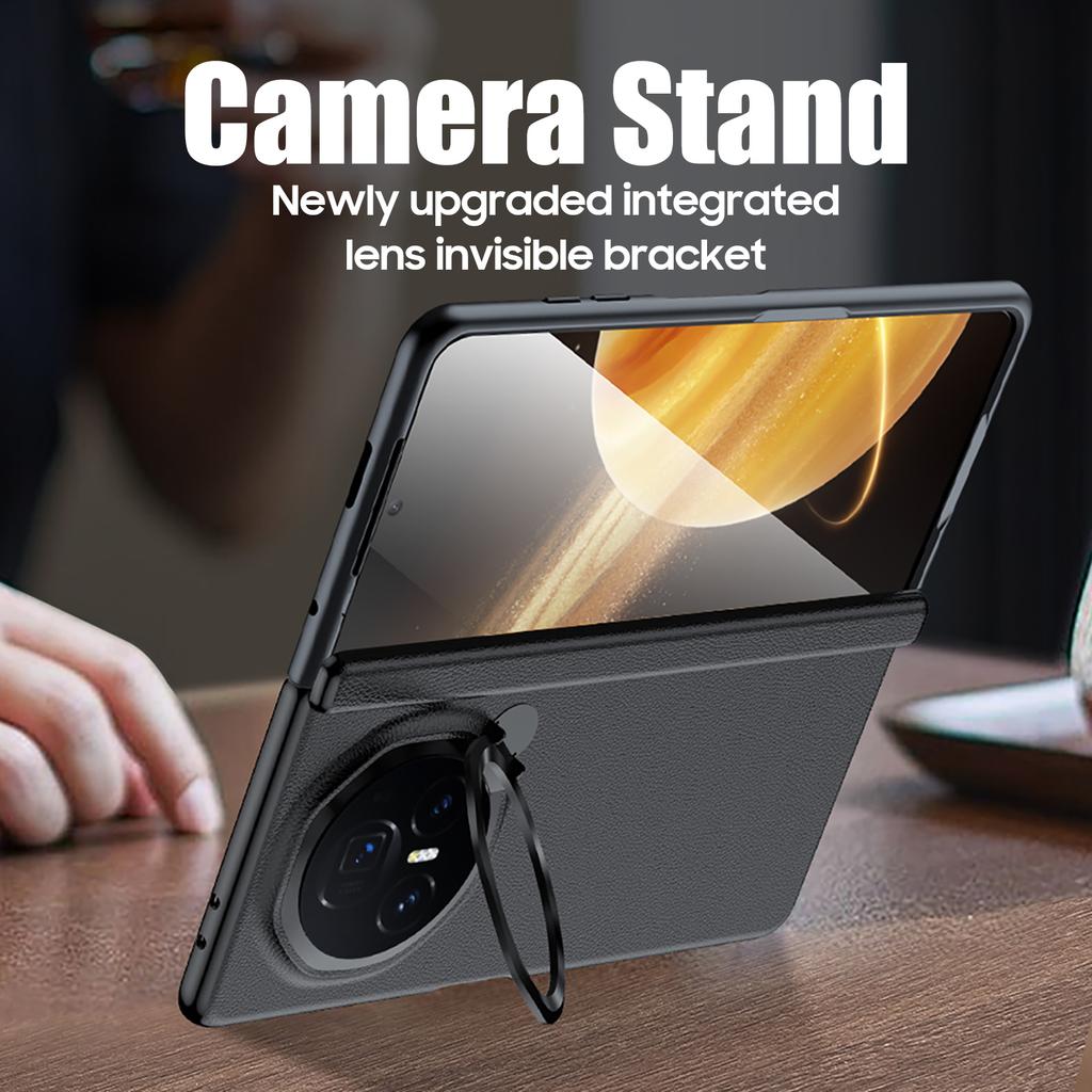 Для Honor Magic V3 чехол для телефона пленка интегрированный центральный осевой шарнирный кронштейн объектива для Magic VS3 кожаный защитный чехол