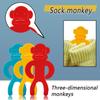 5Pcs Monkey Sock Clip Washing Machine Anti Tangle Socks Holder Laundry Organizer Tool Safety Material Portable