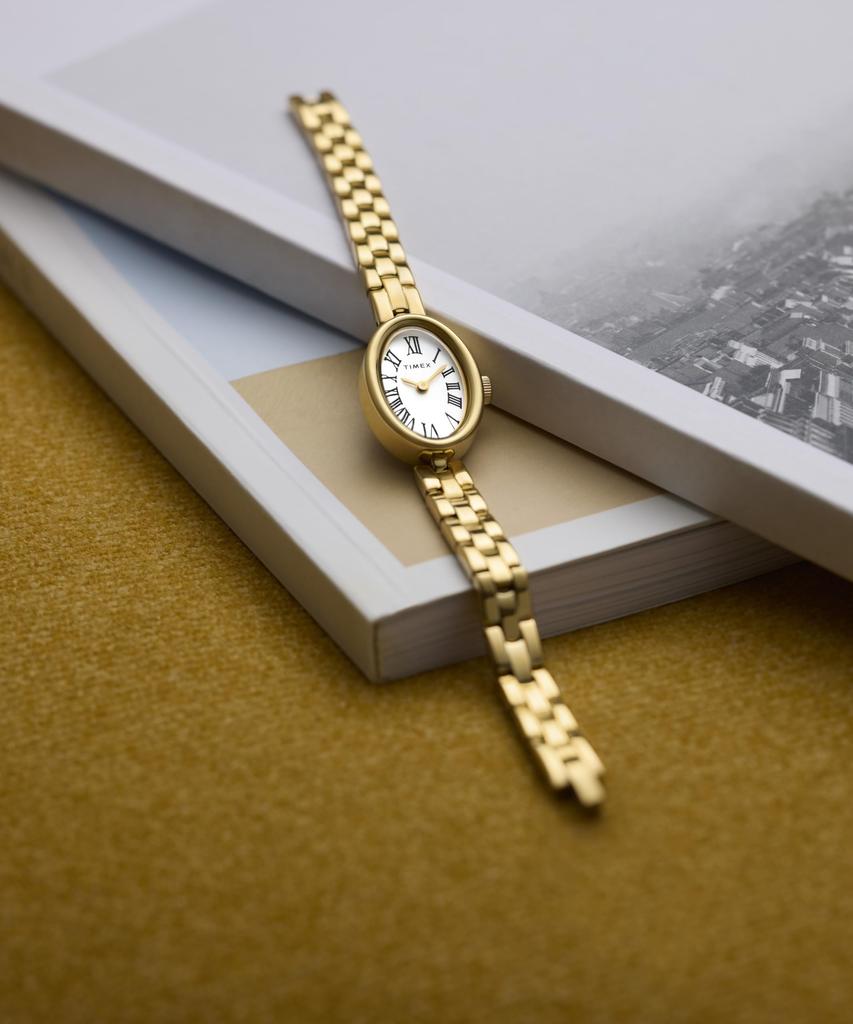 TIMEX Cavatina Watch Quartz 3ATM Water Resistant Mineral Glass White Dial TW2Y26700 Women's