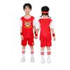 Kids Basketball Jersey Set Boys Girls Training Uniform Sportswear Fall Winter