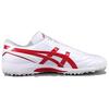 Asics C3 TF Turf Soccer Shoes Unisex White Red Casual 1113A032111