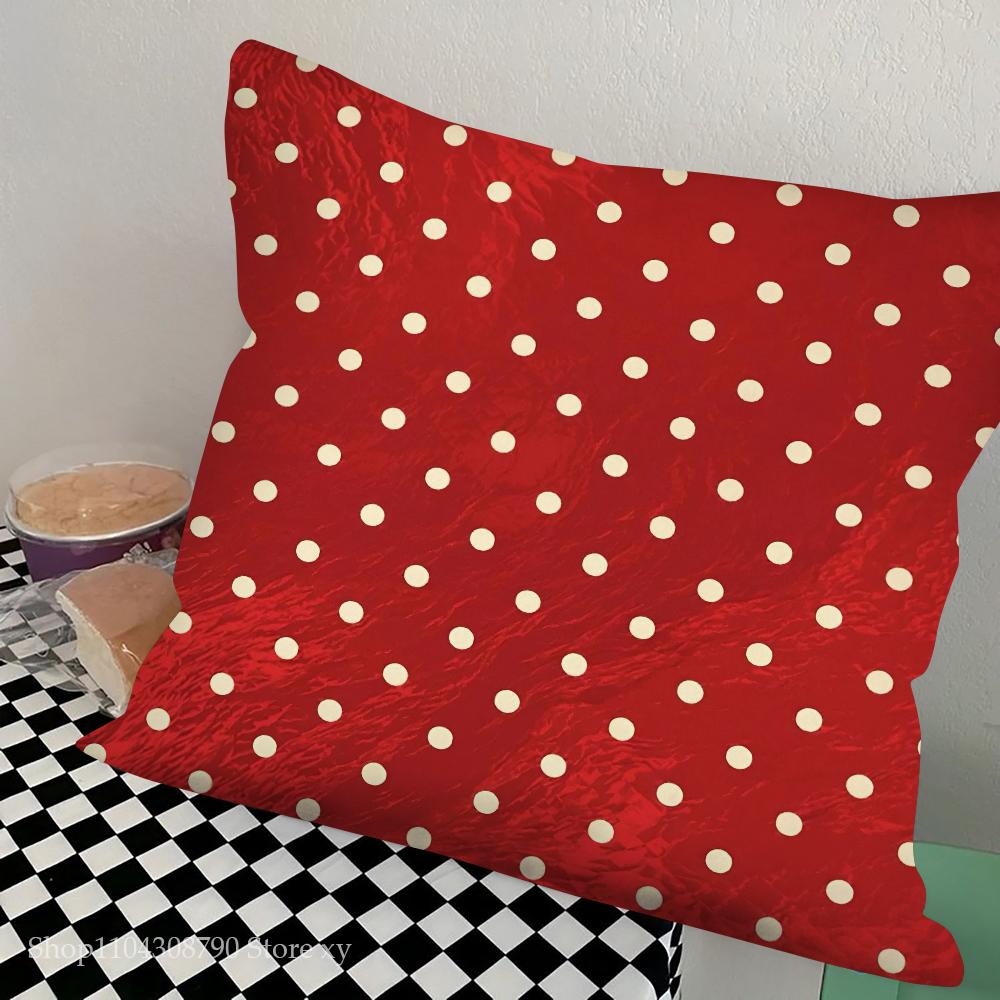 Красная Рождественская Наволочка Модная Квадратная Наволочка Спальня Диван Комната Ins Декор Подушка для Отдыха Чехол 40x40