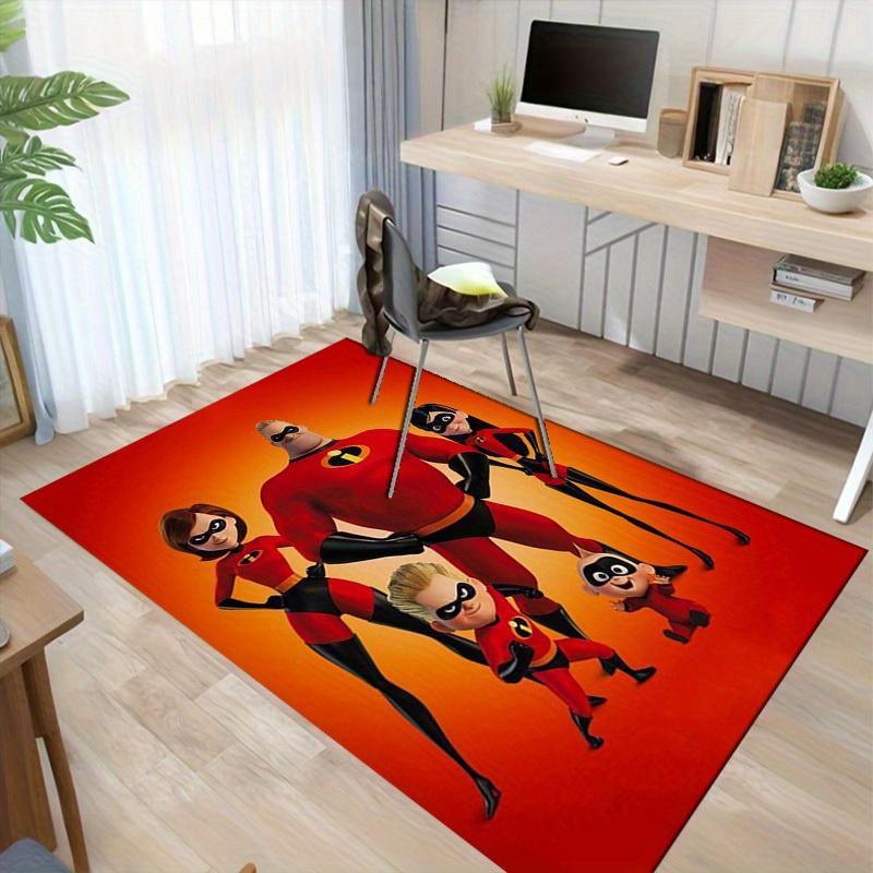 1pc. Incredibles Family Superhero Carpet Rug for Home Office Chair Decoration Giftz041088