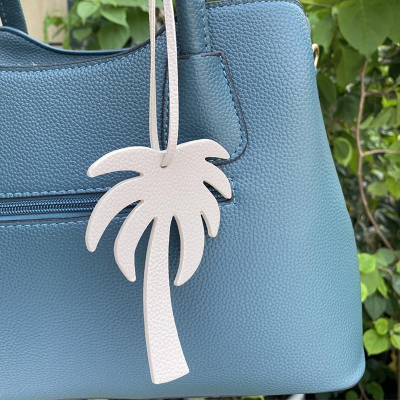 1 шт., креативная сумка из кокосового дерева, монохромный брелок для ключей, маленькая сумка, подвеска, аксессуары из искусственной кожи, простая