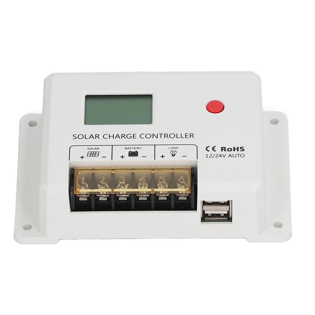 Контроллер заряда от солнечной батареи Параметры зарядки регулируемые МОП-схема ШИМ Регулятор заряда от солнечной батареи 12В 24В 20А