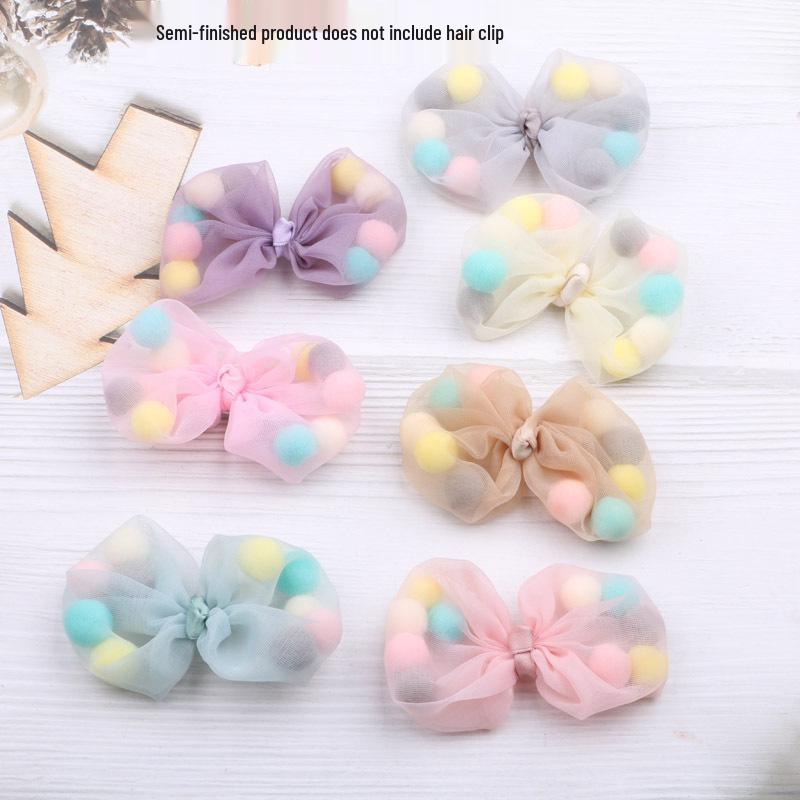 Весенне-летние заколки-банты для волос - Корейские заколки ручной работы для девочек
