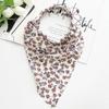 Summer Printting Hair Scarf Scrunchies Vintage Triangle Bandanas Hairband Headband Elastic Hair Bands Headwrap Hair Accessories