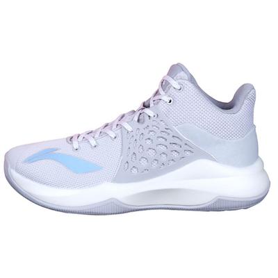 Баскетбольные кроссовки Li Ning Sonic 1 Team Edition с противоскользящей подошвой, прочные, мужские, серо-синие, ABPP029-12
