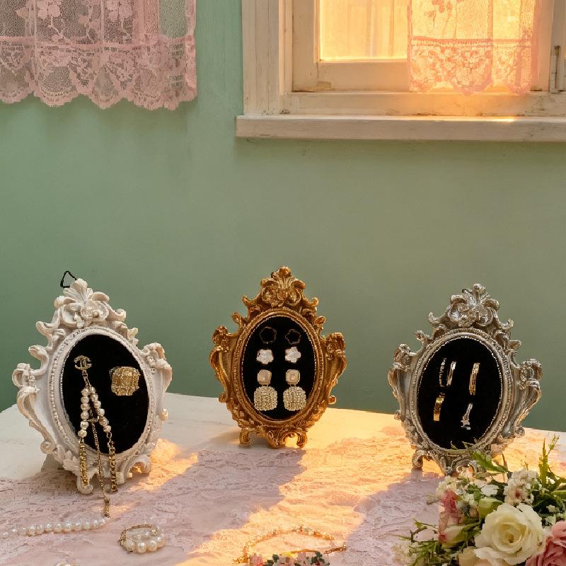 Victorian-Style Jewelry Display Stand for Earrings and Nail Art Accessories