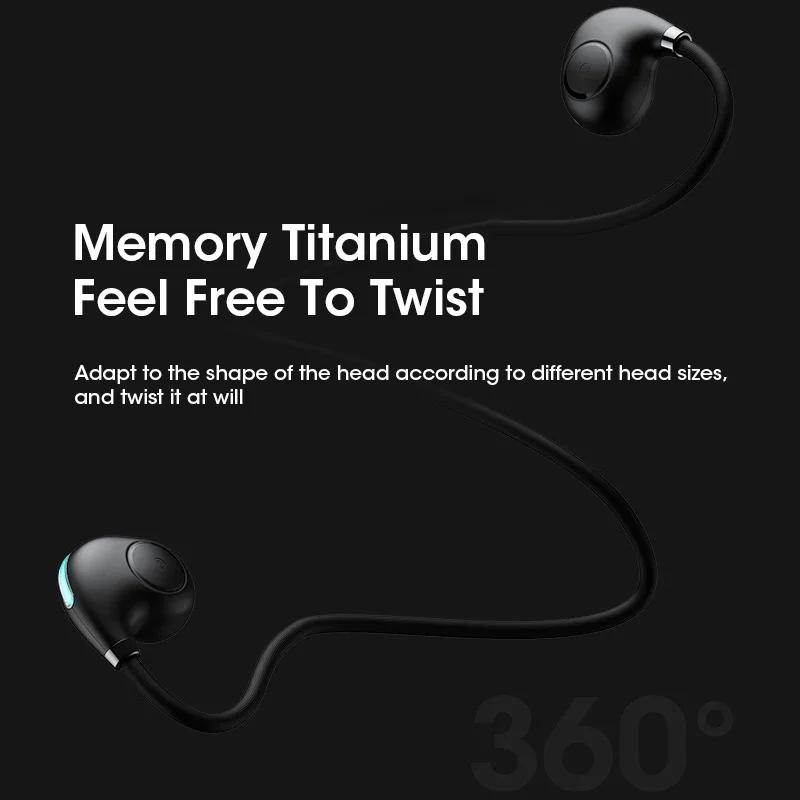 Niye 2025 Новые наушники с воздушной проводимостью для спорта и бега Xiaomi Huawei Earhook Беспроводные наушники Bluetooth 5.3 HiFi высокого качества