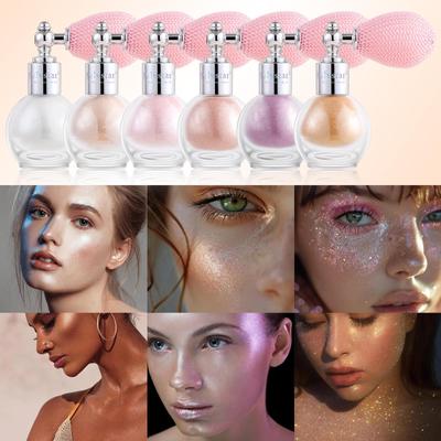 Julystar Стойкий спрей-хайлайтер для лица и тела с защитой от пота