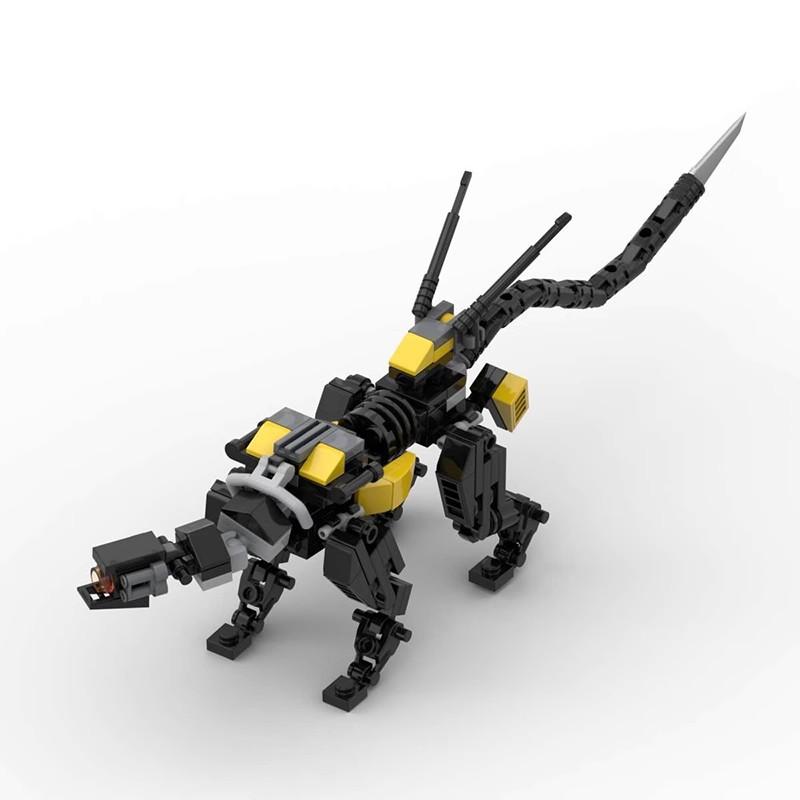 Строительный блок M, совместимый с Lego 89199 Rx-77-2 Стальная пушка Гандам, Робот, Модель Меха