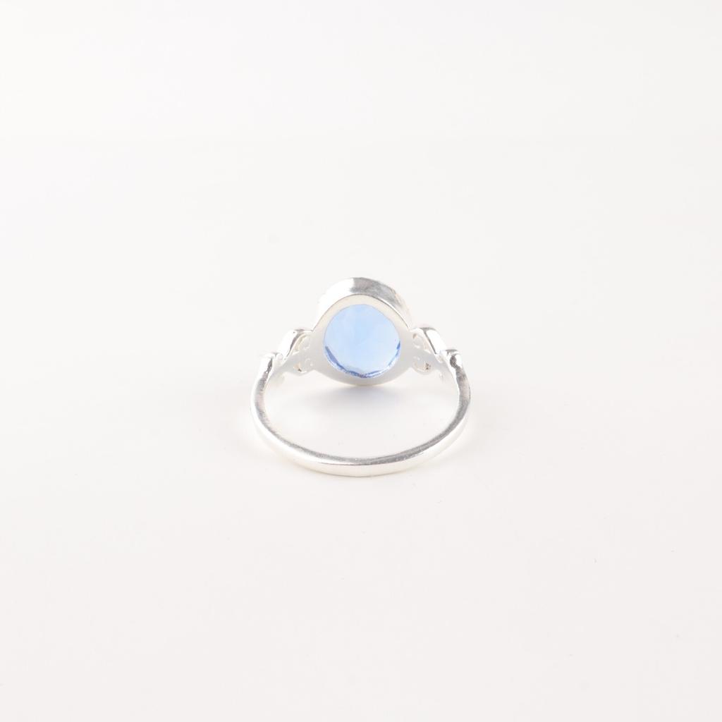 Natural Tanzanite Gemstone 925 Sterling Silver Jewelry Handmade Engagement Ring RR-66-16