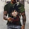 Вегета Dragon Ball Z Гоку Мужская футболка Тренд Уличная одежда Крутой Харадзюку Спортзал Оверсайз 110-6XL Круглый вырез Короткий рукав Аниме Сайян