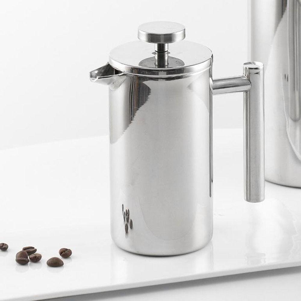Double Walled French Press Coffee Maker 350ml Coffee Press Filter Pot Brewing Teapot  For Home