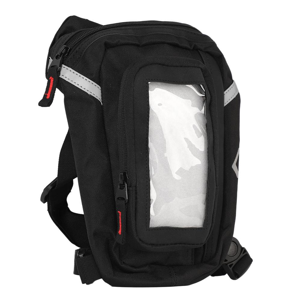 Велосипедная сумка для ног, водонепроницаемая, большой емкости, съемный карман для телефона с сенсорным экраном, поясная сумка для езды