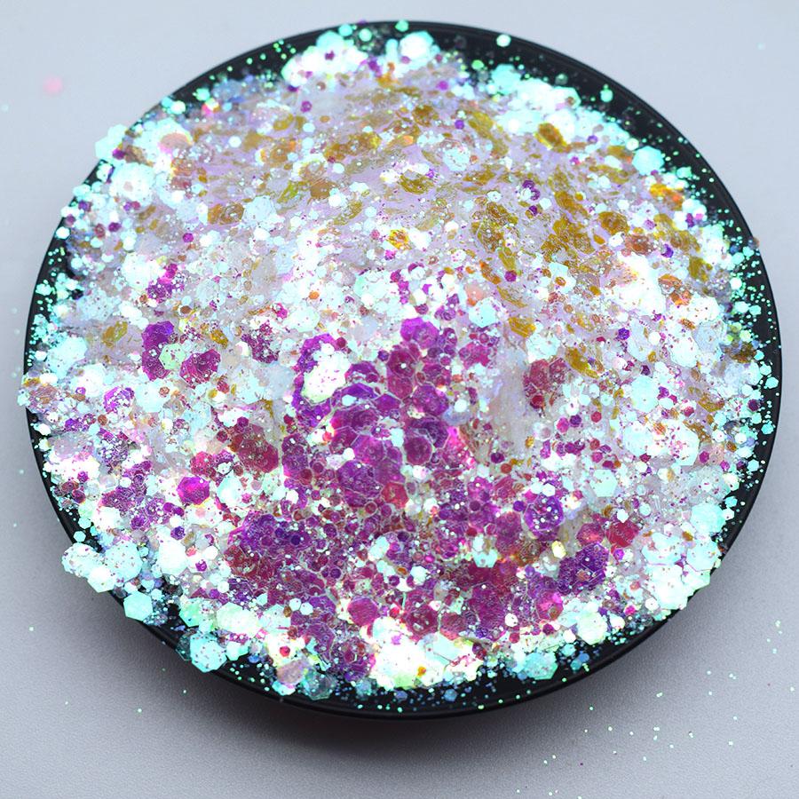 Other Party Decorations Glitter Bulk Color Shift Opal White Extra Fine Glitter Powder for Resin Jewelry Snow Globe Tumbler