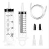 Plastic Big Syringe Large Capacity Feeding Ink Pump Measuring Reusable 150ml-500ml Hose Syringe