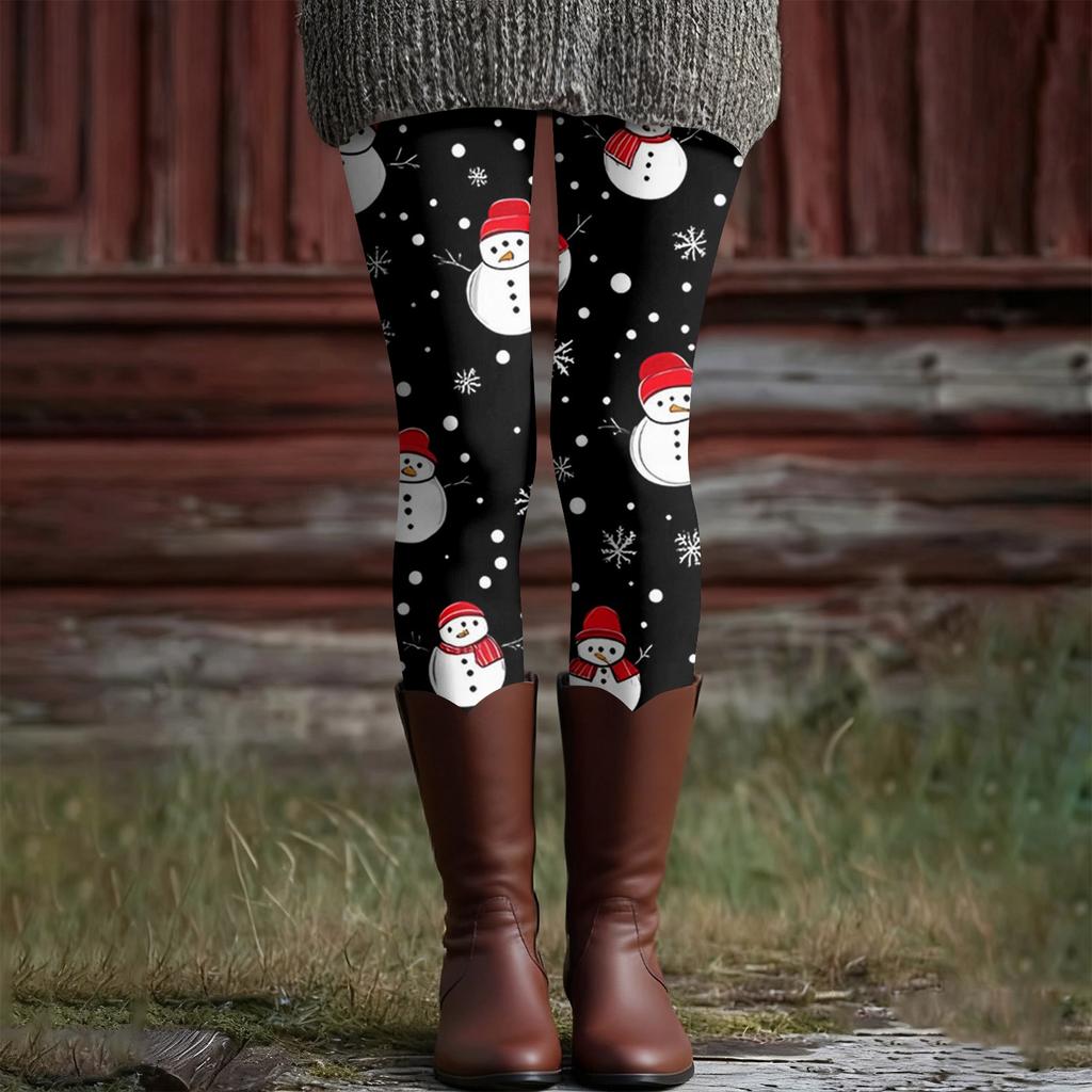 Женские повседневные модные уличные брюки для йоги с принтом на Хэллоуин, облегающие эластичные укороченные брюки