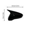 For Hyundai Veloster 2018-2025 Side Mirror Cover Cap Carbon Fiber Look ABS Car Exterior Accessories Left Right