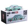 ABE4  kaido House 1:64 Сотрудничество с Dart Sunnissan GTR глиняный горшок Литье под давлением из сплава миниатюрная модель автомобиля-симулятора