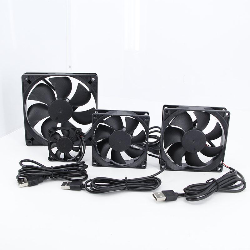 4cm 120x120x25mm 5v 5cm Usb 80x80x25mm 5010 9025 Male Power Cooling Case Fan 8cm 12cm For Receiver Dvr Router