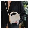 New High-value Pearl Messenger Bag, Personalized Trend, Lightweight, Simple and Fashionable Handbag