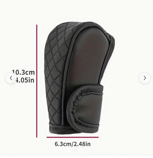 High Quality Car Shift Handle Cover PU Leather Non-slip Wear-resistant Universal Car Automatic Gear Sheath Car Decoration