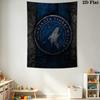 Minnesota Timberwolves Logo Threepiece Set 1 Duvet Cover 2 Pillowcase Without Core Duvet Cover And Pillowcase Christmas Birthday Gift