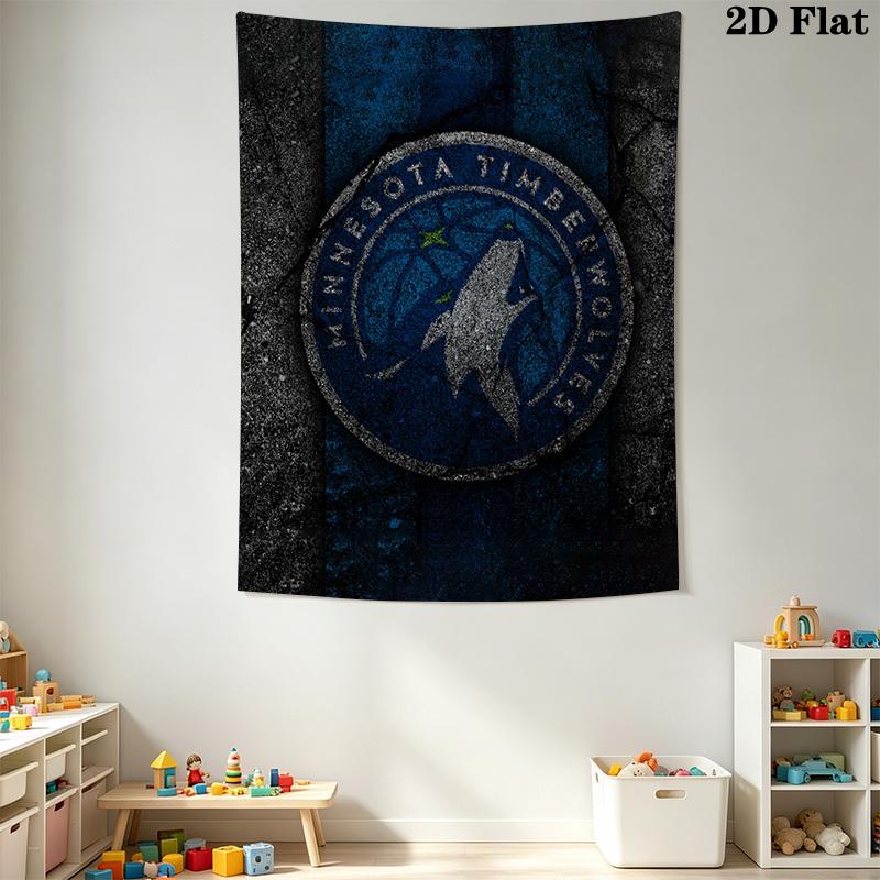 Minnesota Timberwolves Logo Threepiece Set 1 Duvet Cover 2 Pillowcase Without Core Duvet Cover And Pillowcase Christmas Birthday Gift