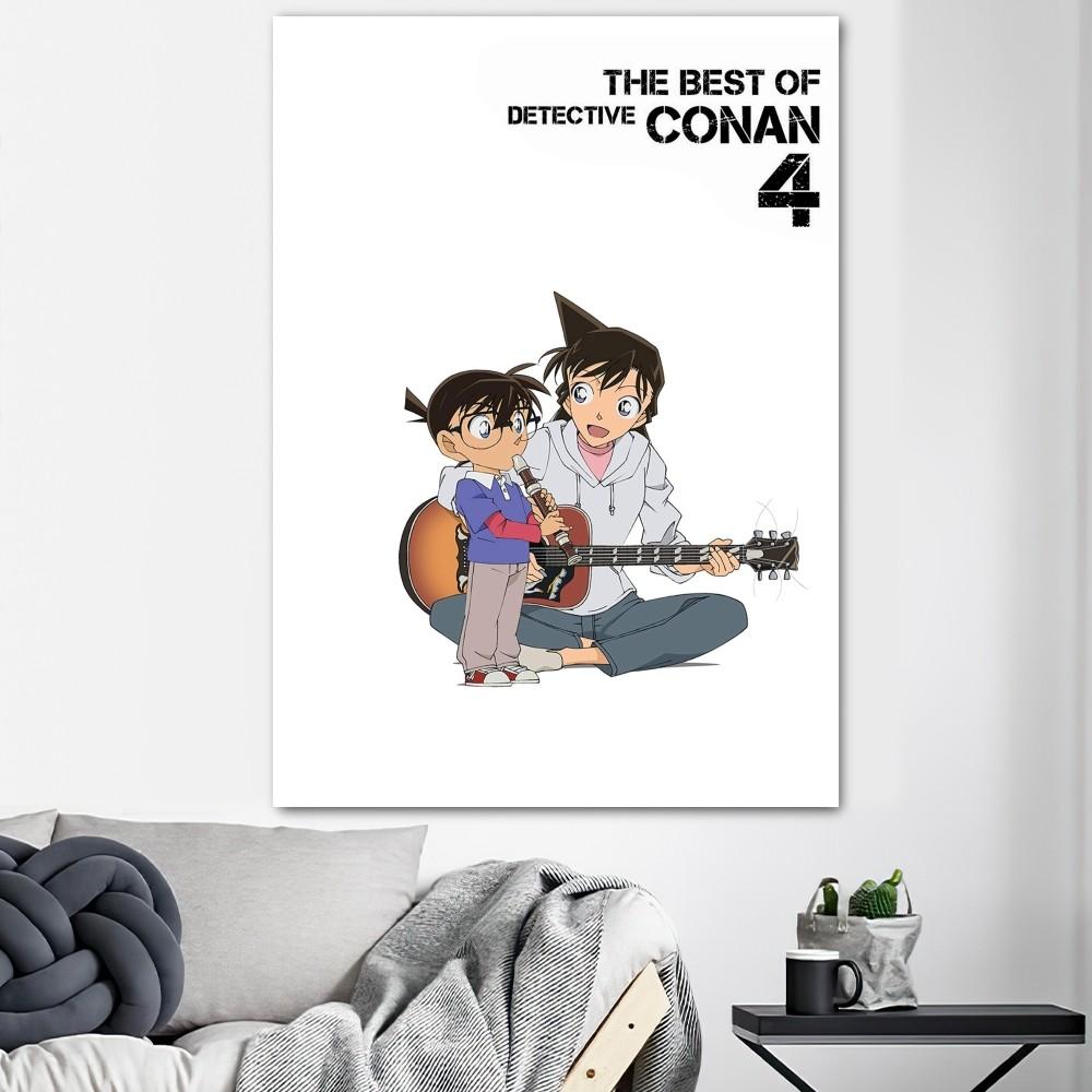 Detective Conan Anime Poster Prints Wall Decals Sticker Pictures Living Room Home Decoration