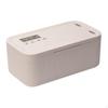 Lockable Storage Box Locking with Timer Spacious Container for Cosmetics Personal