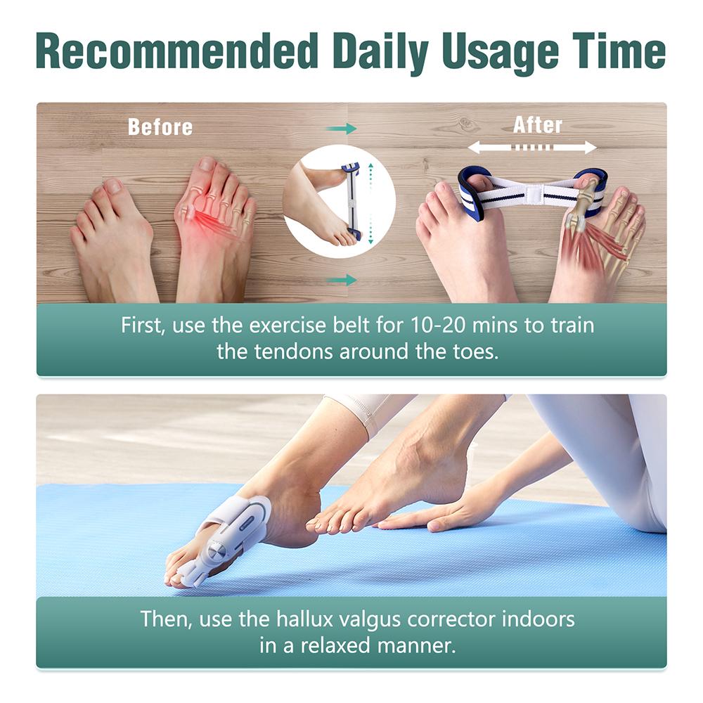 Новый корректор бурсита большого пальца стопы, ортопедические приспособления для большого пальца ноги, выпрямитель для выпрямления, регулируемые ручки с 3-угольной фиксирующей пластиной, уход за ногами