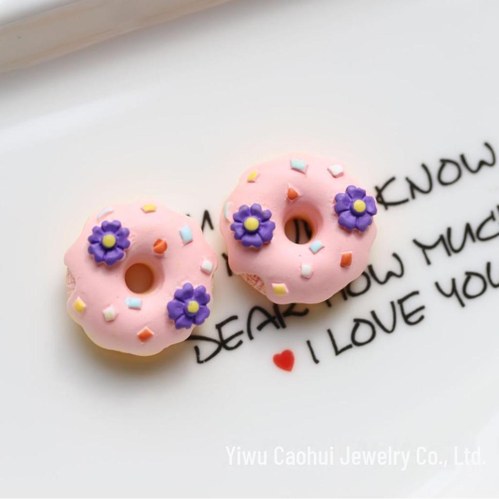 Сделай сам смоляной ананасовый пончик кремовый клей мобильный чехол коробка для хранения и декор для чашки