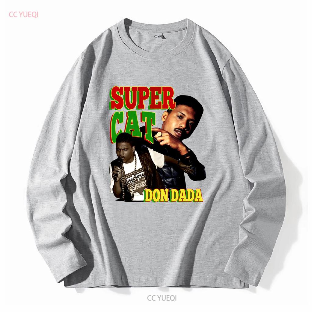 Футболка Super Cat Don Dada 90-е хип-хоп Дэнсхолл Регги Даб Ска Запись Лейбл Ямайка Studio One длинный или короткий рукав винтаж
