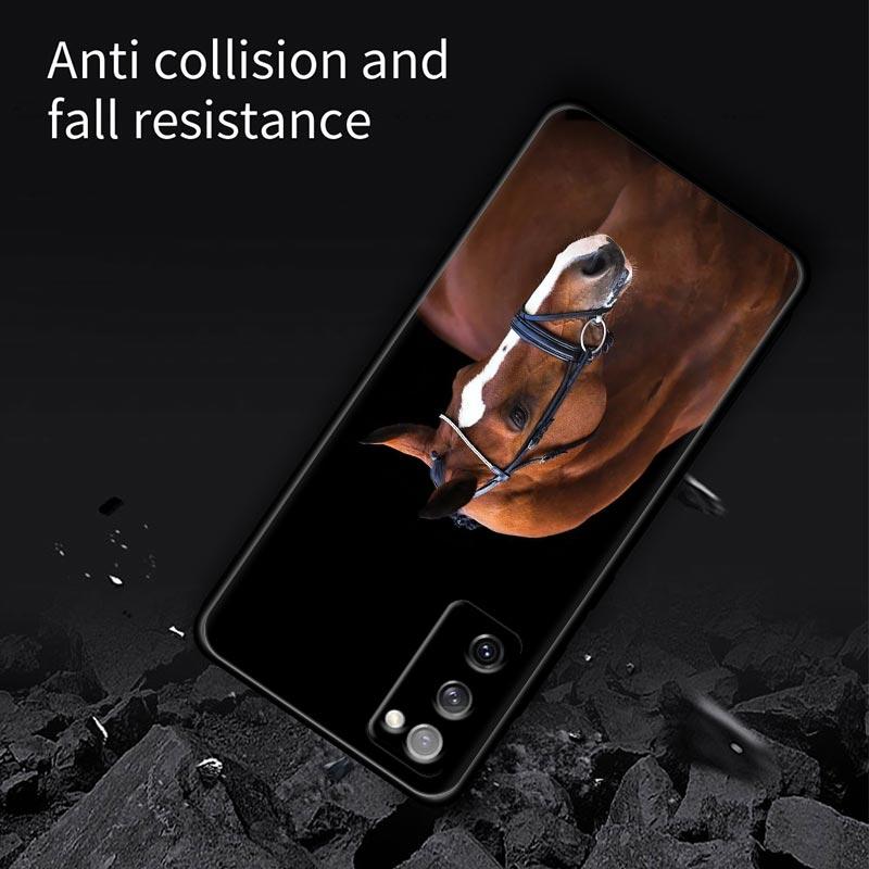 Чехол 'Скачущая Девушка на Лошади' Рисунок для Samsung Galaxy S24Ultra S21 FE S24 5G S20 S22 S23 Ultra S10 23 Plus Чехол Мягкий Funda Обложка