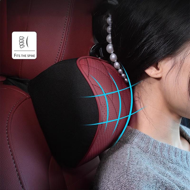 GLC GLB Car Head Pillow Neck Support Auto Seat Covers Headrest For Mercedes Benz AMG W206 W204 W205 W212 W213 W221 W222 W223 W2