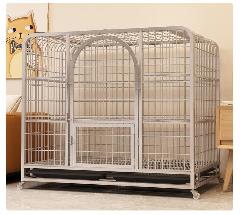Indoor Dog Cage with Toilet Separation for Small To Large Breeds