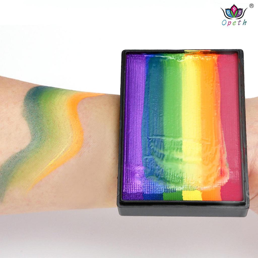 Водорастворимая радужная краска для лица для детей